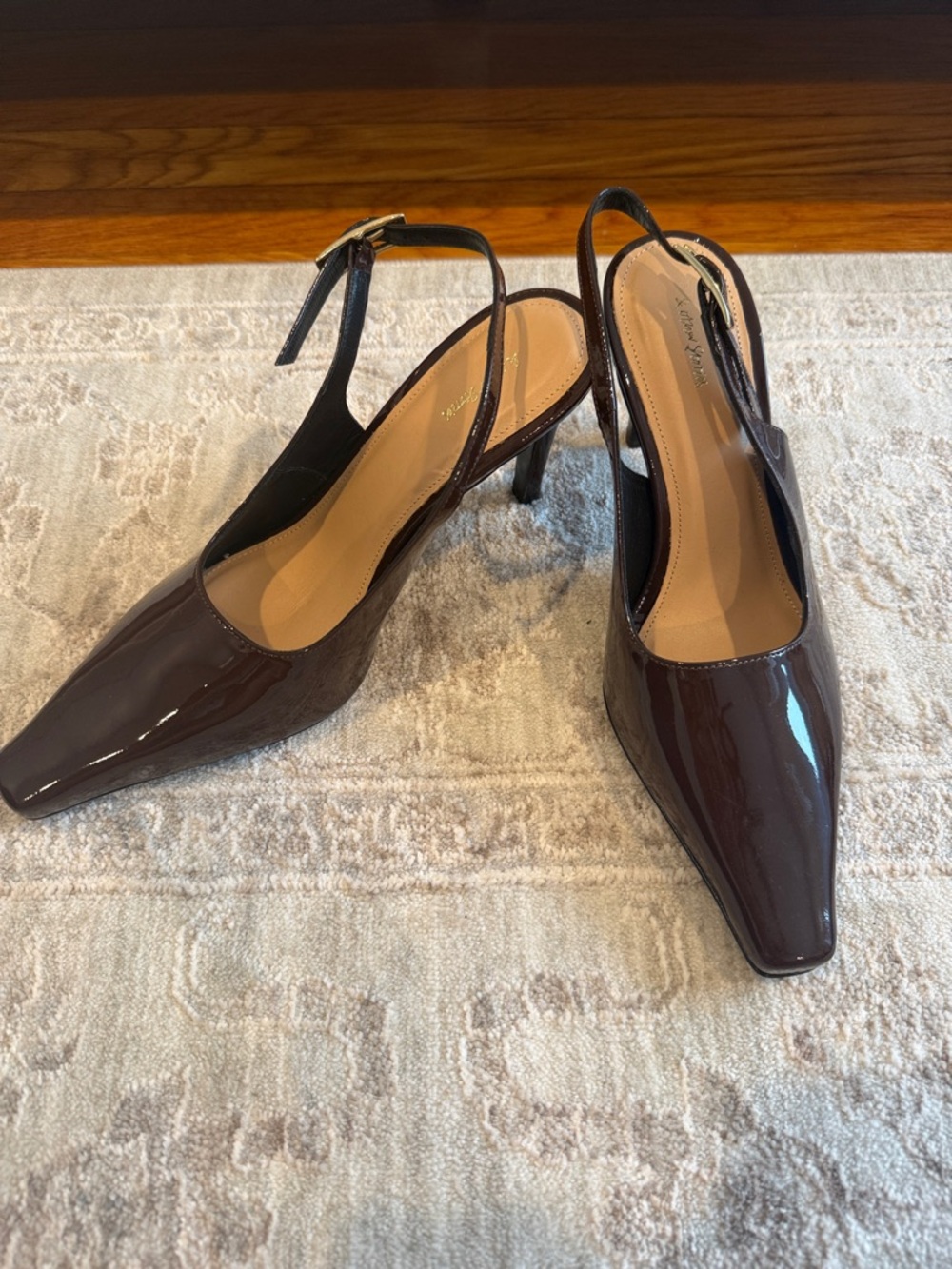 & Other Stories Patent Slingback Heels